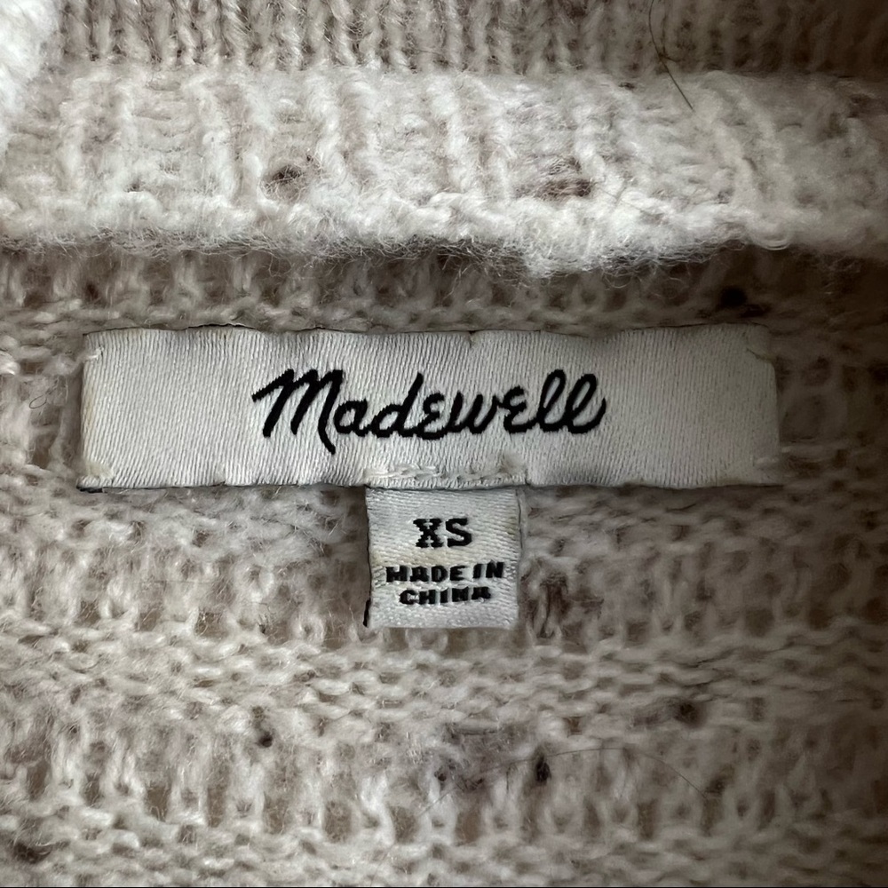 Madewell Donegal Belmont Mockneck Sweater in Coziest Yarn size XSmall - Picture 4 of 15
